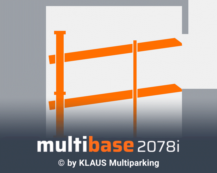 graphic scheme animation parking system multibase 2078i