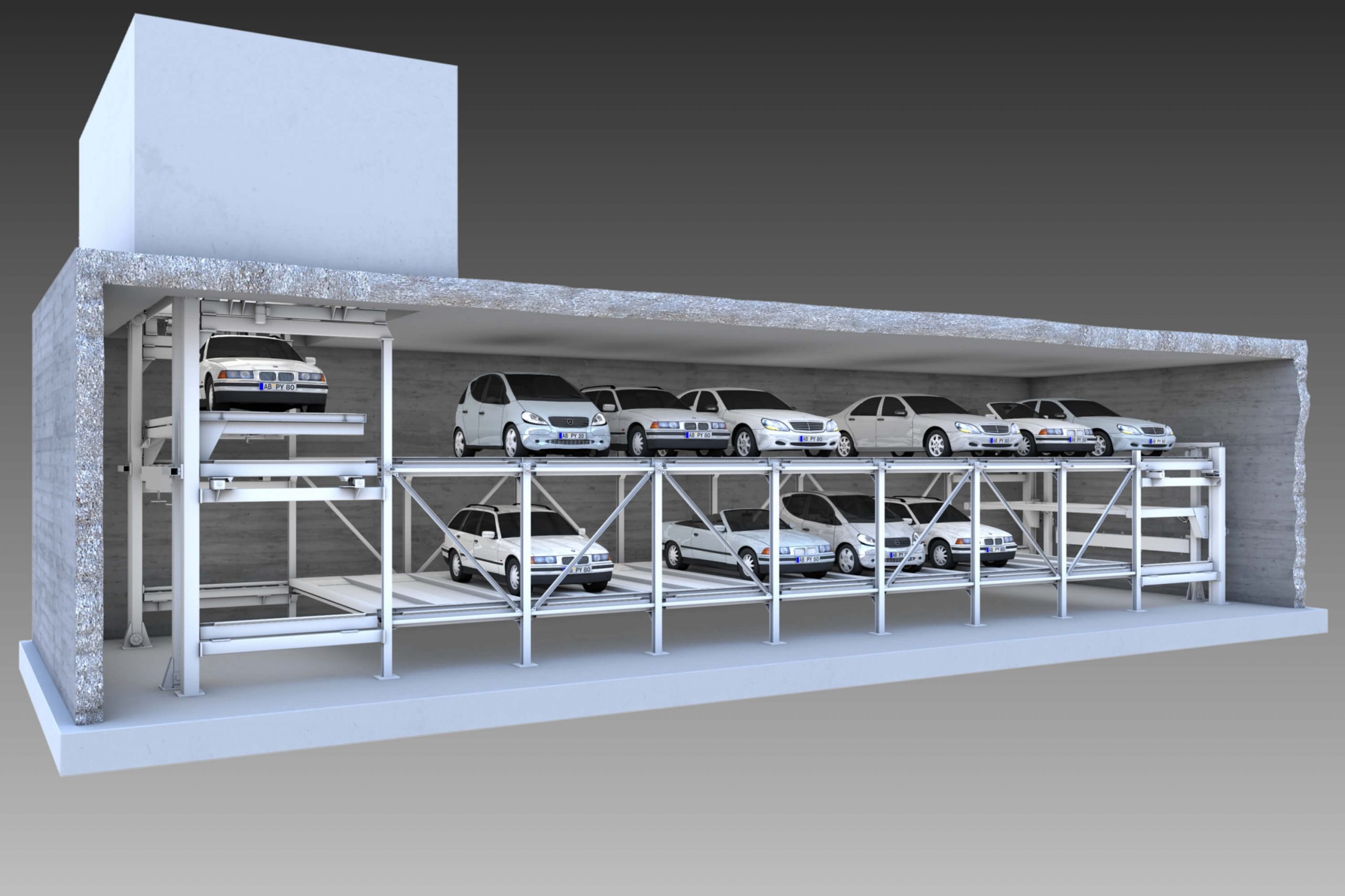 grafik-mastervariof2-darstellung Vollautomatisches Parksystem MasterVario F2