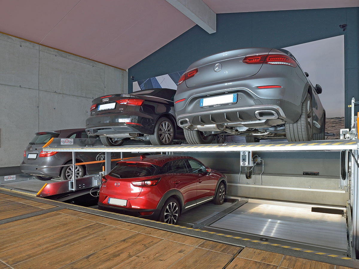 Hotelgarage mit einer MultiBase 2072i