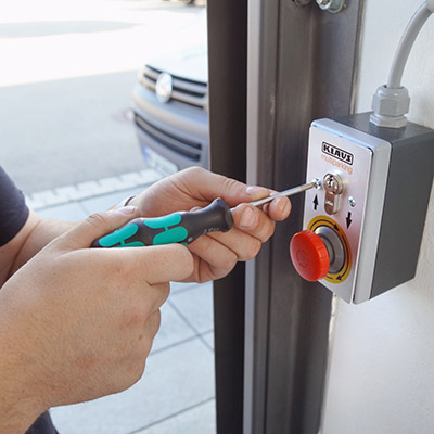 Detailansicht eines Bedienelementes